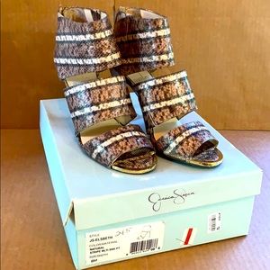 Jessica Simpson - Multi Snake Print Heels - Sz 8M